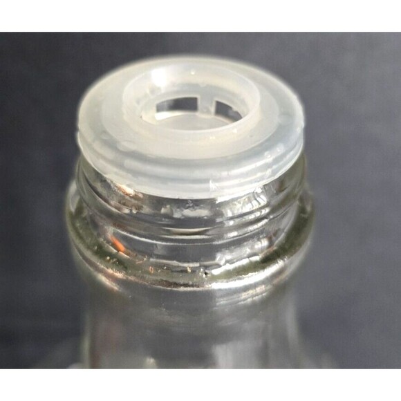 13" JACK DANIEL'S WHISKEY GLASS LIQUOR BOTTLE WITH CAP 1.75 LITERS - Picture 6 of 7